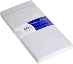 Envelop Lalo bank DL gevergeerd wit