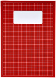 Schrift A4 ruit 10mm 80blz assorti
