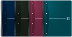 Spiraalblok Oxford Essentials A4+ 90vel 4-gaats gelinieerd