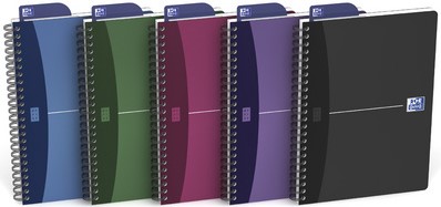 Spiraalblok Oxford Urban Mix A5 90vel ruit 5mm assorti-3