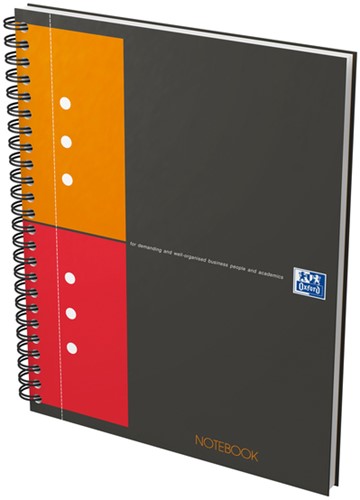 Spiraalblok Oxford International Notebook A5+ ruit 5mm