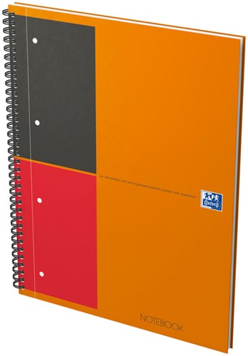 Spiraalblok Oxford International Notebook A4 gelinieerd