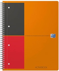 Spiraalblok Oxford International Activebook A4+ gelinieerd