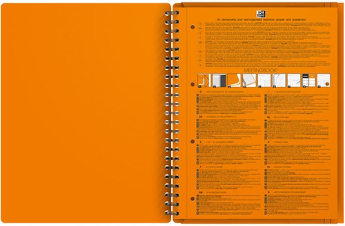 Spiraalblok Oxford International Meetingbook A4+ lijn-3