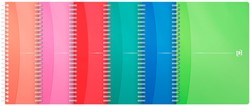 Spiraalblok Oxford MyColours A5 90vel lijn assorti