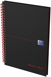 Notitieboek Oxford Black n' Red A5 70v lijn