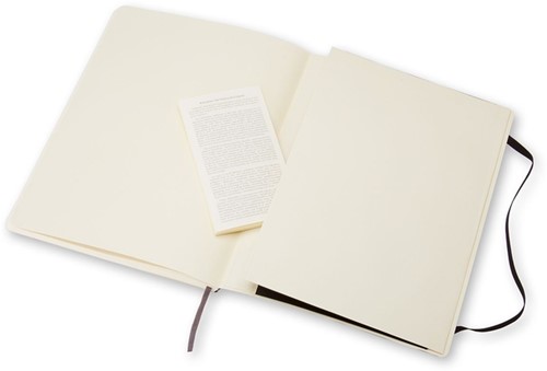 Notitieboek Moleskine XL 190x250mm blanco zwart-3