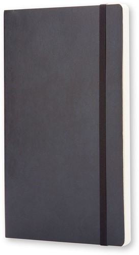 Notitieboek Moleskine large 130x210mm blanco zwart-2