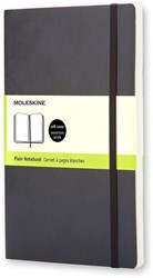 Notitieboek Moleskine pocket 90x140mm blanco zwart