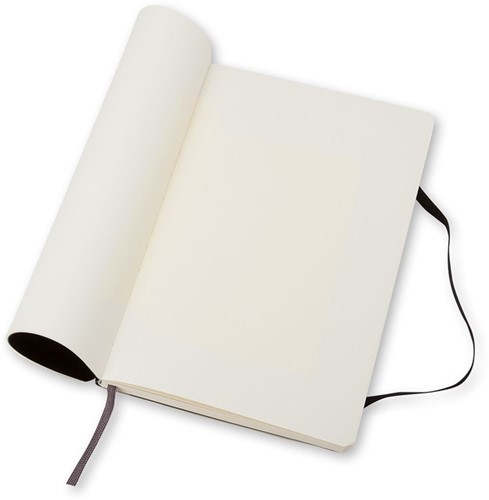 Notitieboek Moleskine pocket 90x140mm blanco soft cover zwart-3