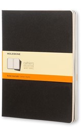 Schrift Moleskine XL 190x250mm lijn 240blz zwart