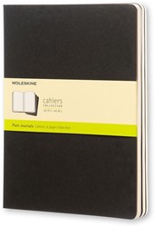 Schrift Moleskine blanco XL 190x250mm 240blz zwart