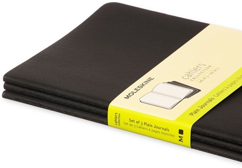 Schrift Moleskine 130x210mm 160blz blanco large zwart-2