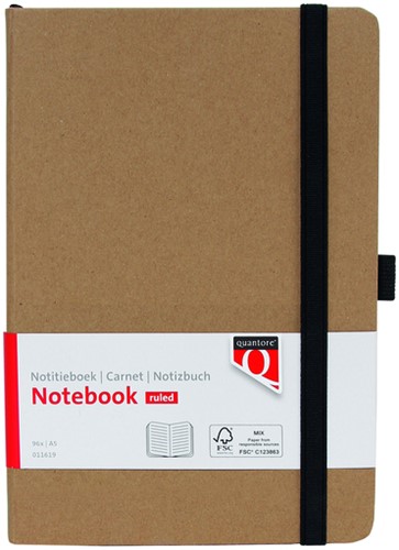 Notitieboek Quantore A5 lijn kraft