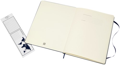 Notitieboek Moleskine XL 190x250mm lijn sapphire blue-3