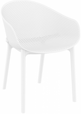 Kantinestoel Sky - Wit