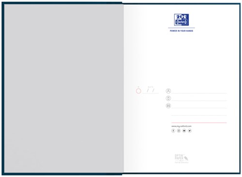 Notitieboek Oxford Smart Black A5 96vel gelinieerd-2