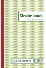 Orderboek Exacompta 210x135mm 50x3vel lijn-2