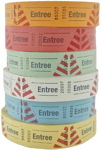 Entreebewijs Combicraft nummering 1-1000 blauw-2