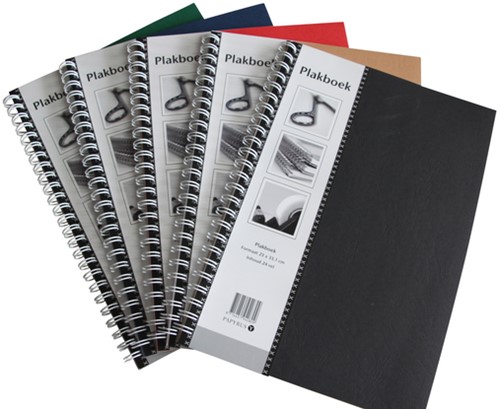 Plakboek Papyrus 160x215mm 40vel assorti