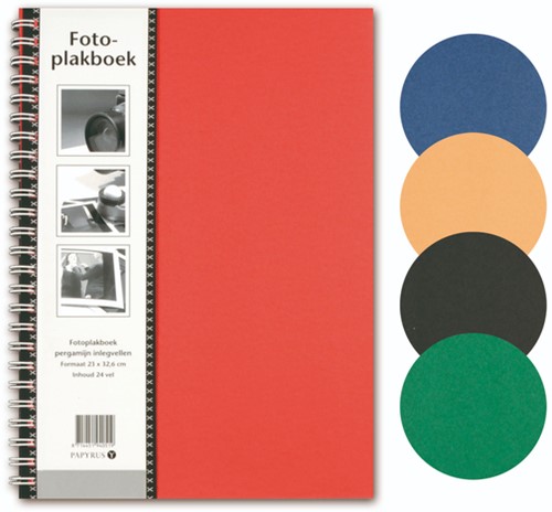 Fotoplakboek Papyrus 400x280mm assorti