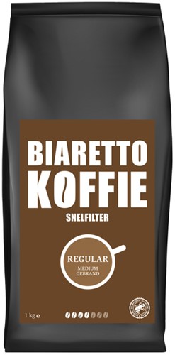 Koffie Biaretto snelfiltermaling regular 1000gr