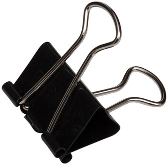 Papierklem MAUL 215 foldback 13mm capaciteit 4mm zwart-2