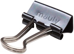 Papierklem MAUL 215 foldback 16mm capaciteit 5mm zwart
