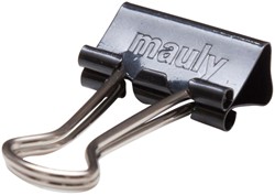 Papierklem MAUL 215 foldback 19mm capaciteit 7mm zwart