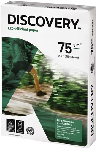 Kopieerpapier Discovery A4 75gr wit 500vel