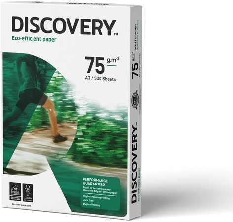 Kopieerpapier Discovery A3 75gr wit 500vel
