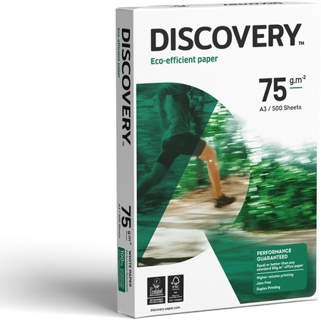 Kopieerpapier Discovery A3 75gr wit 500vel-2