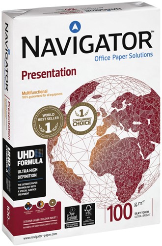 Kopieerpapier Navigator Presentation A4 100gr wit 500vel-2