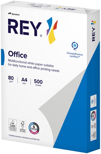 Kopieerpapier Rey Office A4 80gr wit 500vel