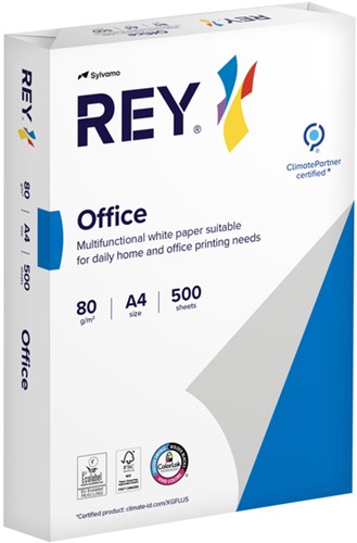 Kopieerpapier Rey Office A4 80gr wit 500vel-2