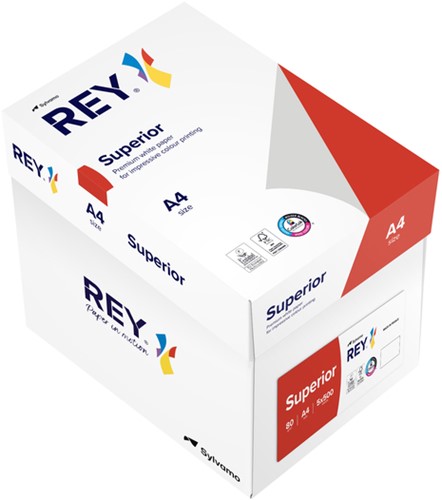 Kopieerpapier Rey Superior A4 80gr wit 500vel-3