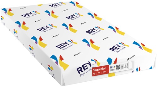 Kopieerpapier Rey Superior A3 80gr wit 500vel-2