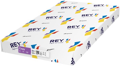 Kopieerpapier Rey Copy A3 80gr wit 500vel