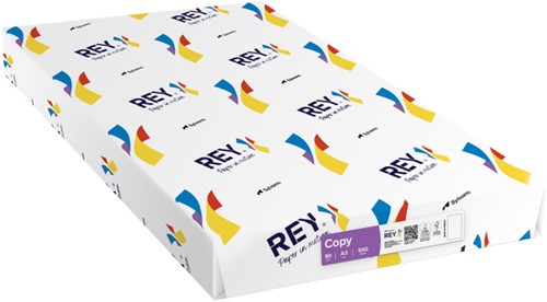 Kopieerpapier Rey Copy A3 80gr wit 500vel-2