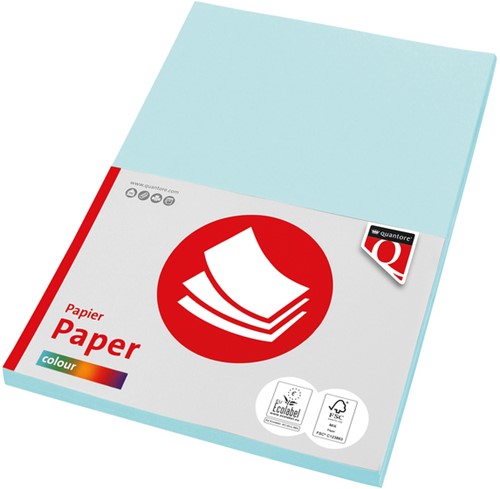 Kopieerpapier Fastprint A4 160gr lichtblauw 50vel