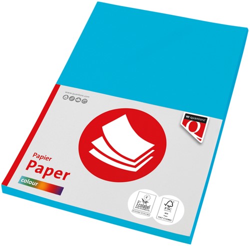 Kopieerpapier Fastprint A4 160gr azuurblauw 50vel