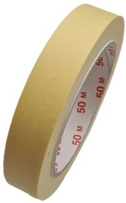 Tape crêpe 19mm x 50 meter afplakband