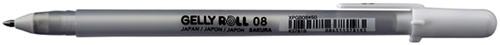 Gelschrijver Sakura Gelly Roll Basic 08 0.4mm  wit-3