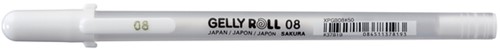 Gelschrijver Sakura Gelly Roll Basic 08 0.4mm  wit