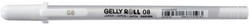 Gelschrijver Sakura Gelly Roll Basic 08 0.4mm  wit
