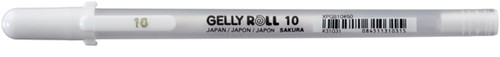 Gelschrijver Sakura Gelly Roll Basic 10 0.5mm wit