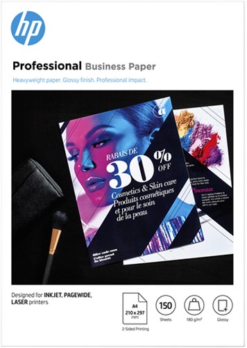 Fotopapier laser HP 3VK91A A4 180gr glans wit 150vel-2