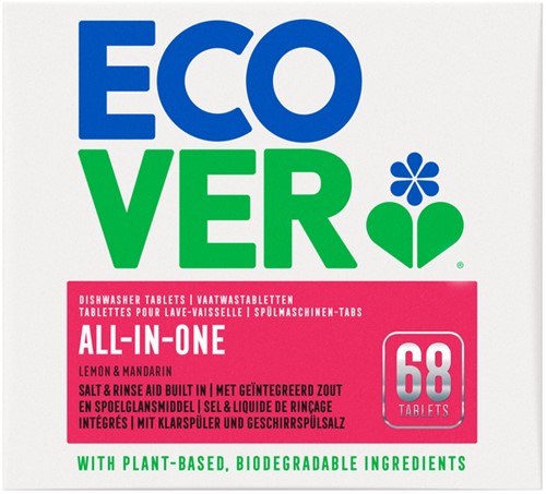 Vaatwastabletten Ecover All In One 68stuks