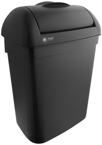 Afvalbak Satino Black Hygiene box 8 liter zwart