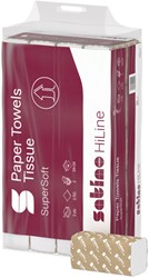 Handdoek Satino PT2 Prestige w-vouw 2-laags 206x320mm 25x120 vel wit 276600